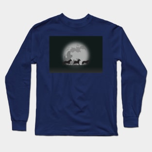 Horses in the moon Long Sleeve T-Shirt